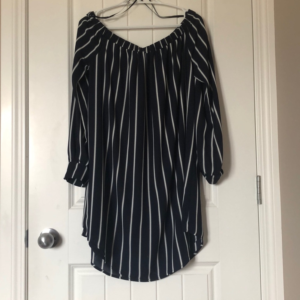 Off the shoulder dress
